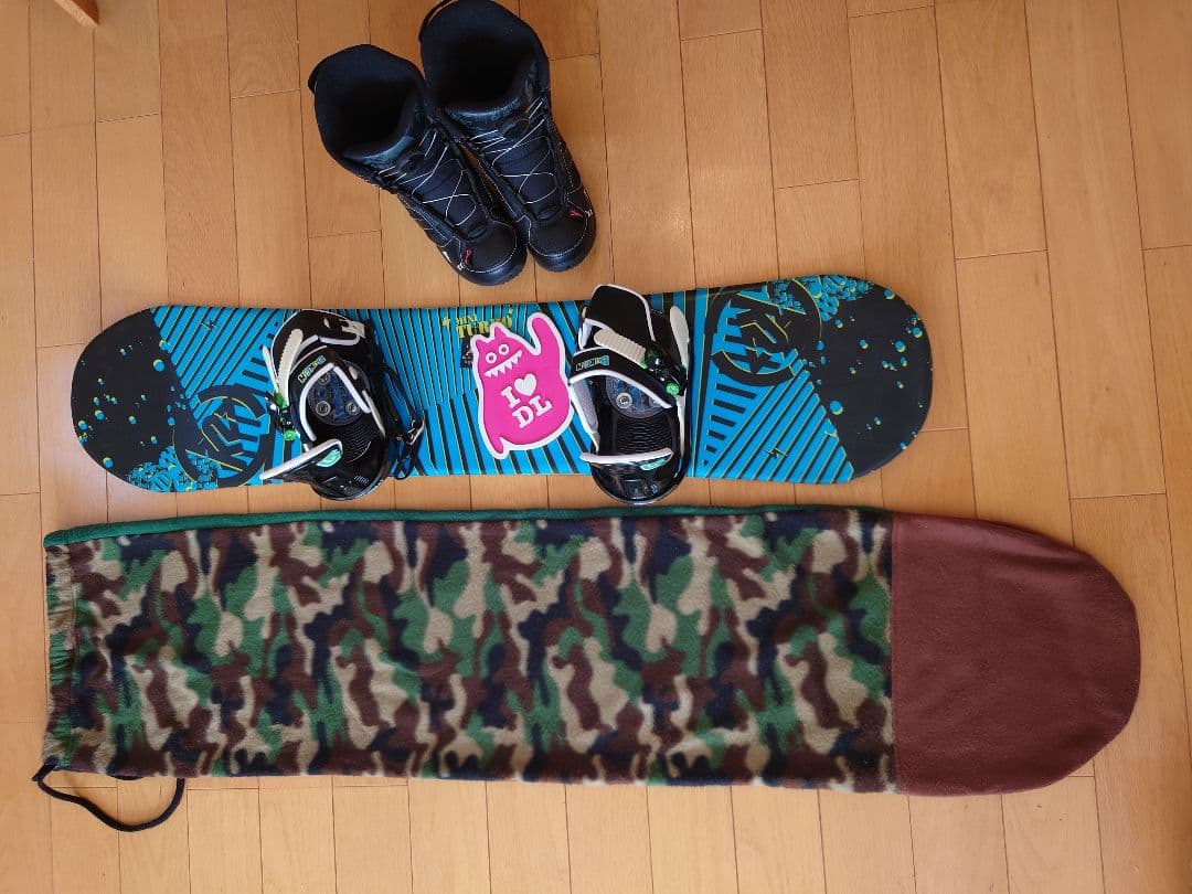 K2ミニターボ110㎝ ブーツ21cm　ビンディングBURTONグロムGROM