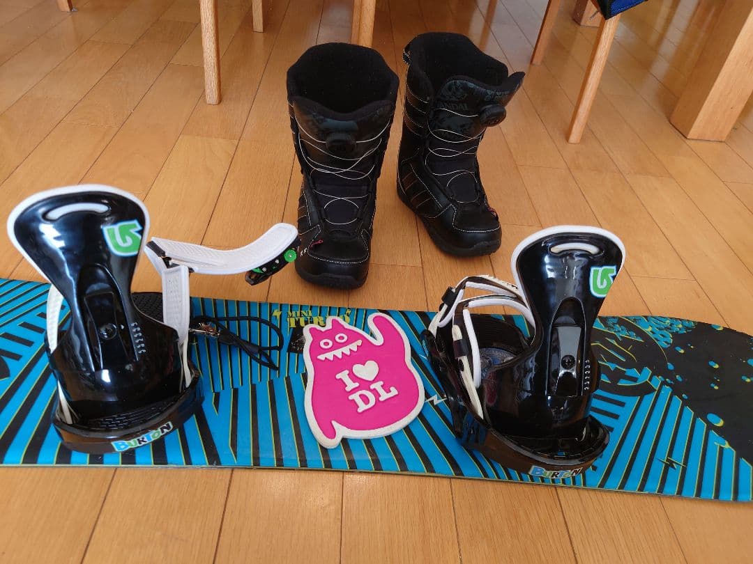 K2ミニターボ110㎝ ブーツ21cm　ビンディングBURTONグロムGROM