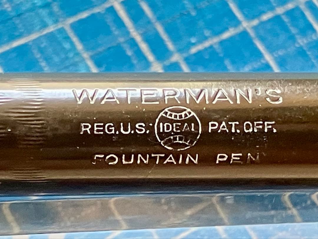 Waterman 52 万年筆 14金 ペンシル　7kゴールドバンド