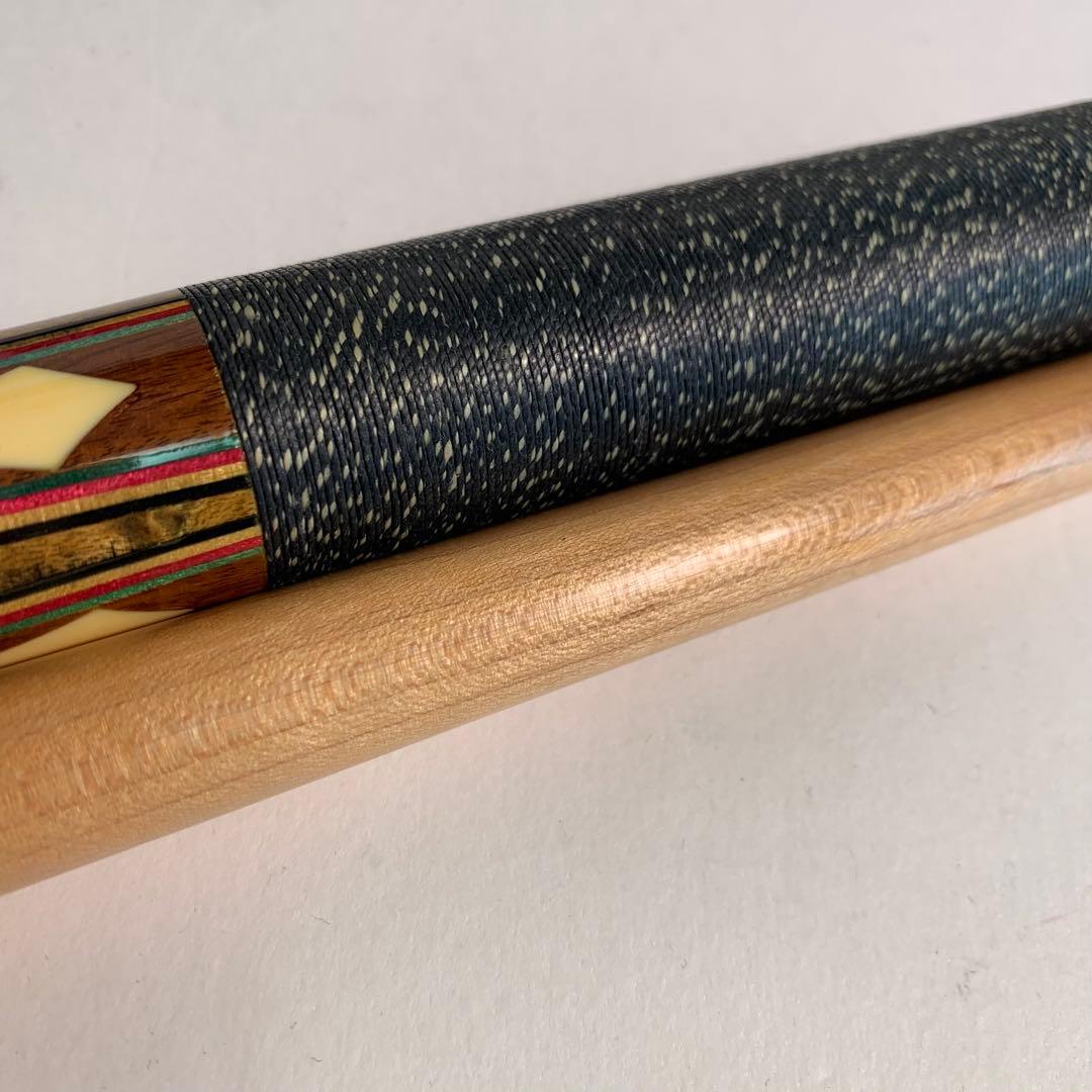 Excalibur 4剣 本ハギ オールド ビリヤードキュー バーズアイメイプル