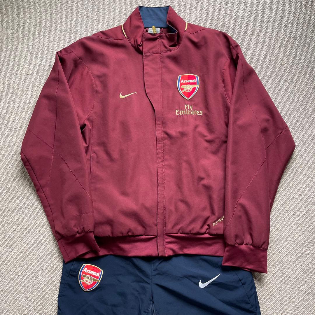 【Sサイズ】希少 00s ARSENAL 07/08年 ピステ 上下セット O2