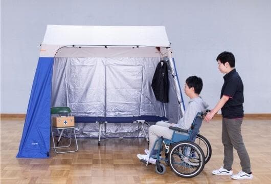 災害時に大活躍 正規 イーストアイ パーソナルテントL　防災テント 防災トイレ
