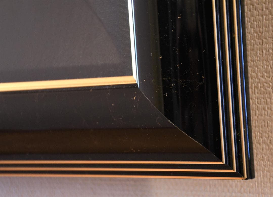 松本零士　【エメラルダス】 ピエゾグラフ キャンバス使用　直筆サイン入り　版画