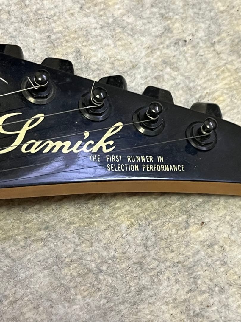 Samick エレキギター ブラック　ジャンク　SK-B ソフトケース付き