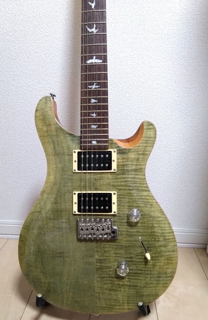 PRS custom24 SE グリーン ソフトケース付き