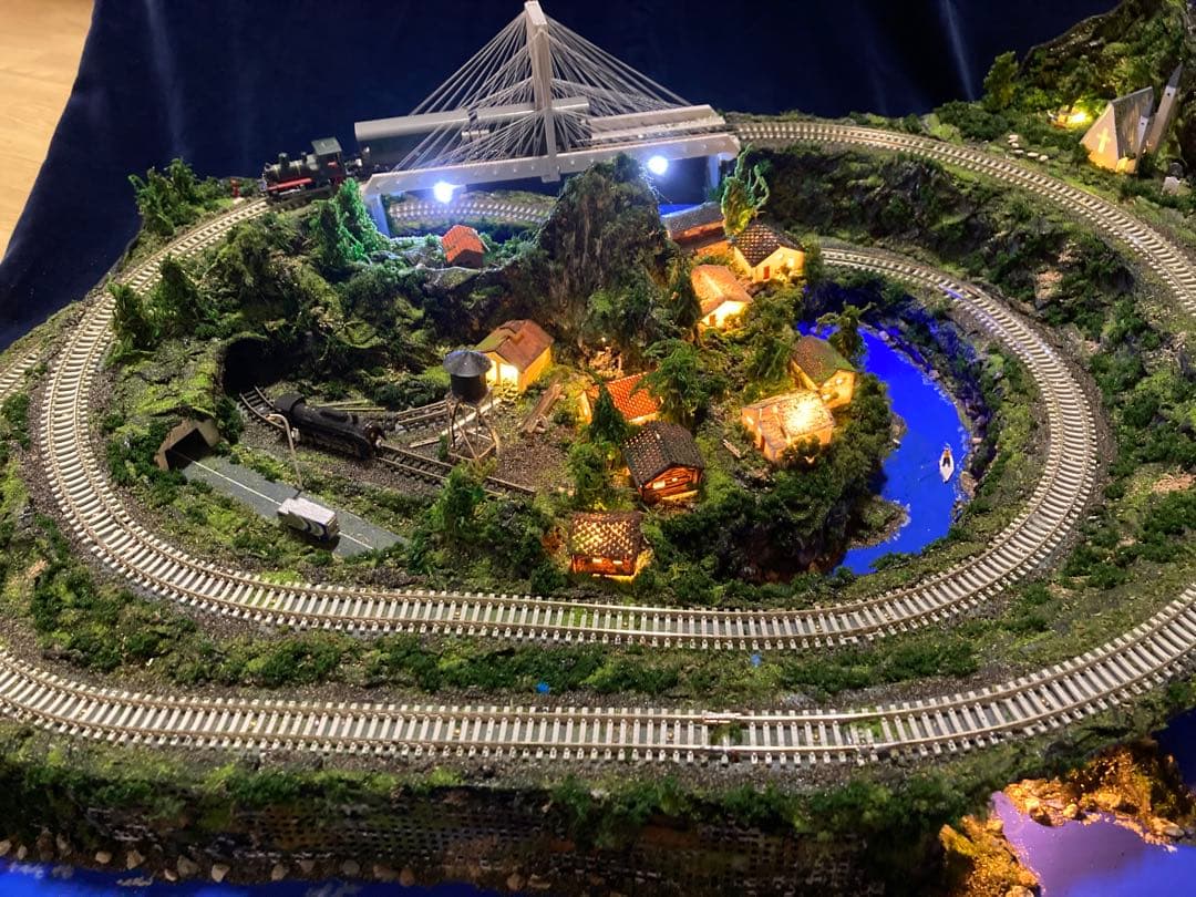鉄道模型ジオラマ　　ロックです