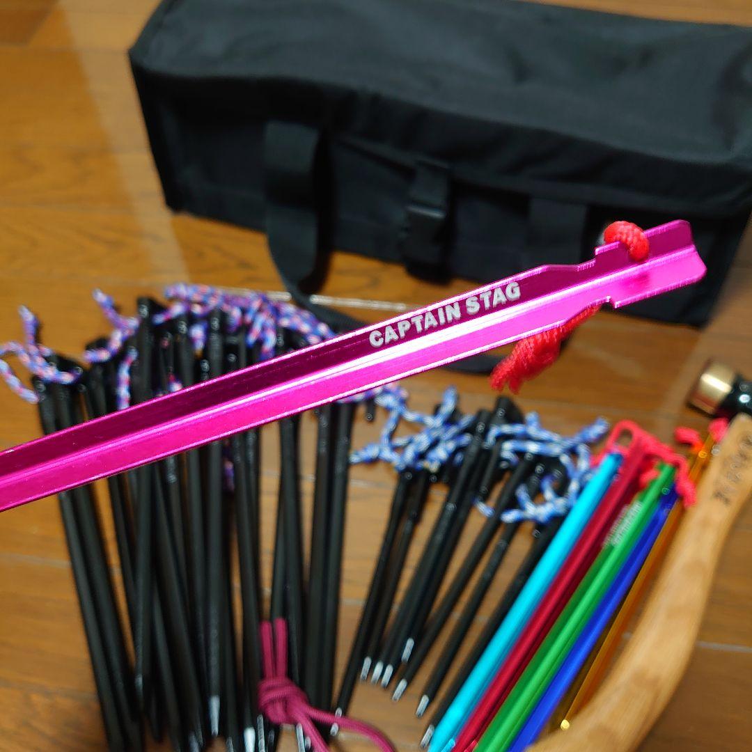 ✨未使用品✨各種ペグ、ペグハンマー、キャリーバッグのセット