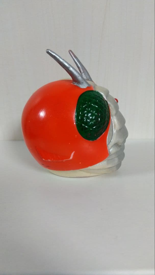 【美品】旧バンダイ　仮面ライダーV3 スタンダード マスク 面取れ ソフビ