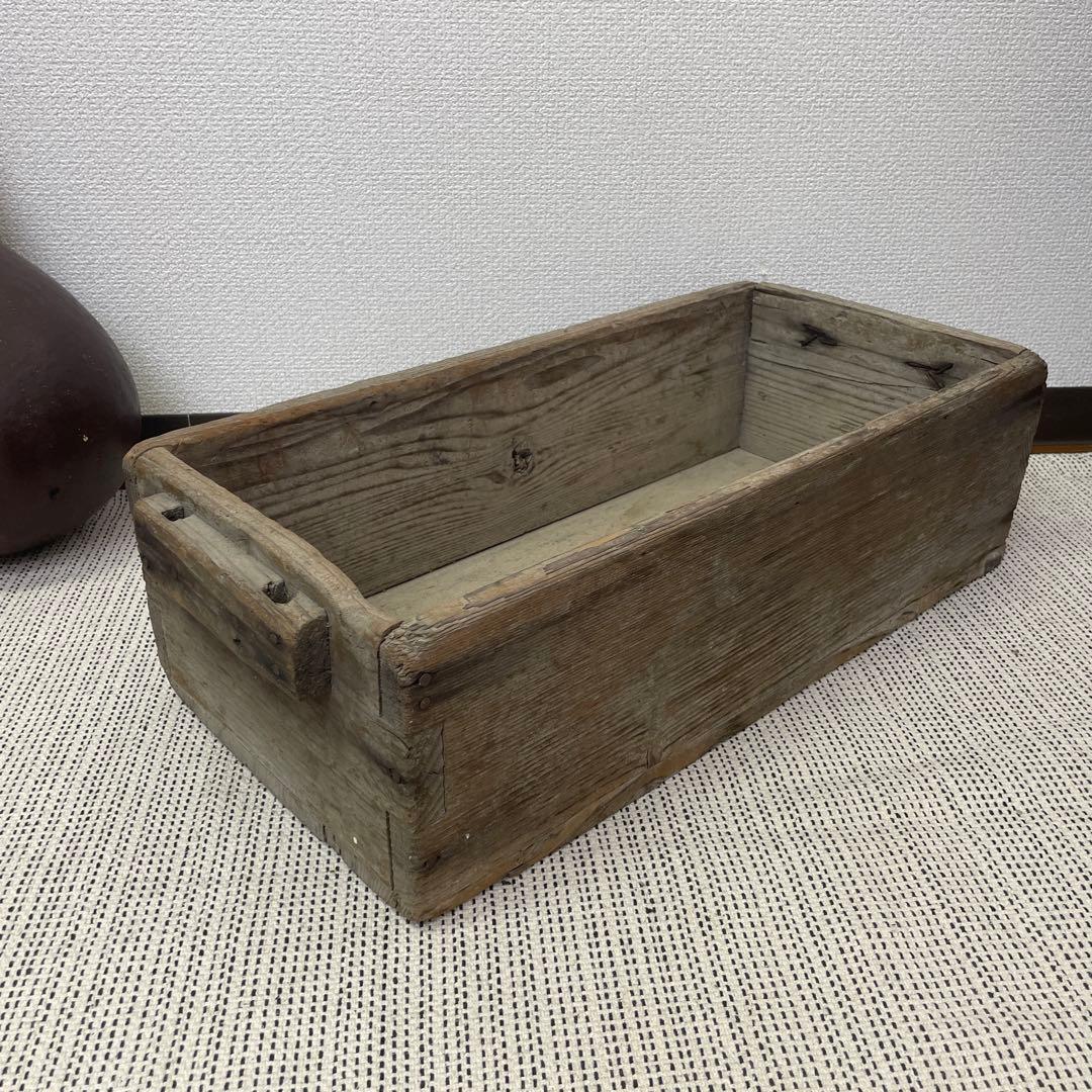 弾薬箱 昭和レトロ 木箱 ビンテージ 生活骨董 古道具 蚤の市 レトロ 古民家