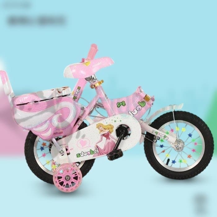 子供用自転車 プリンセスデザイン ピンク