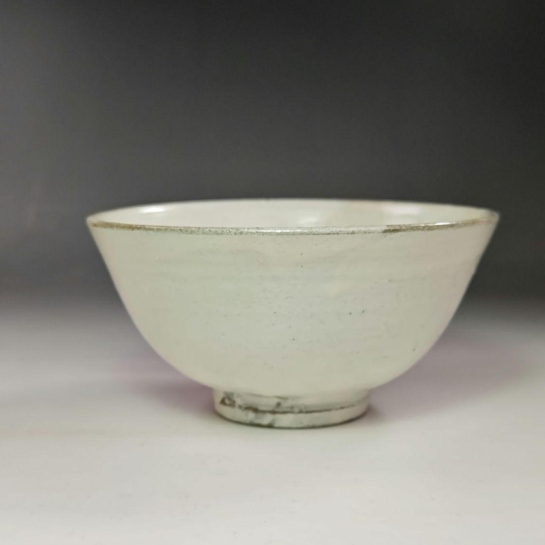 イ725 茶碗『而妙斎　極箱　銘　松風』『新高麗　粉引　千漢鳳作　茶碗』茶道具