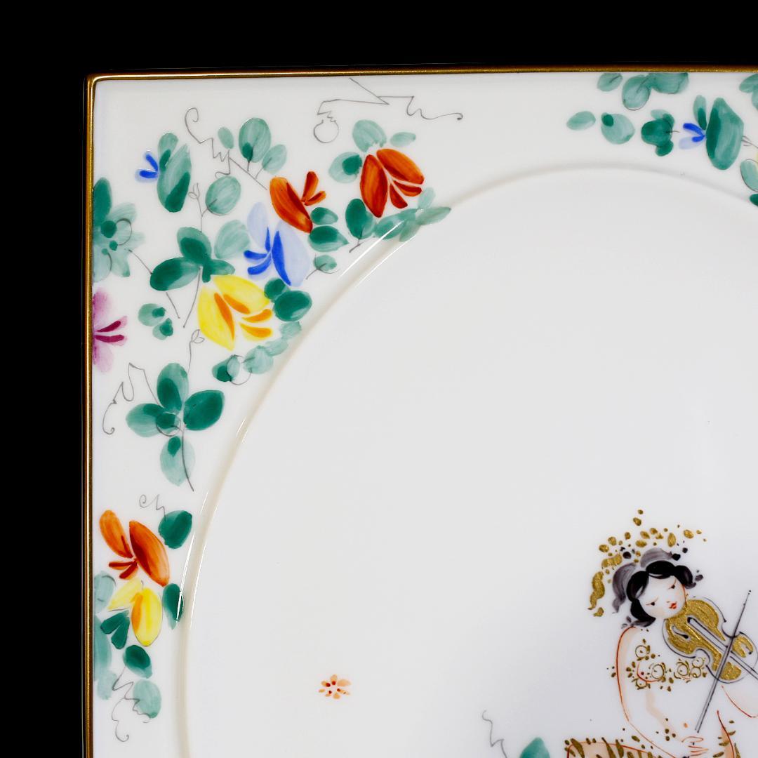 【レア極美品１級】マイセン アラビアンナイト 千夜一夜物語 陶板画 プラーク