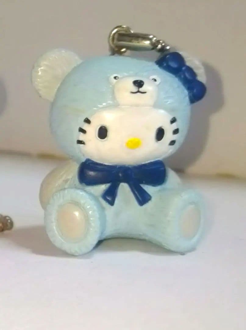 【絶版】サンリオ　ハローキティ　テディベア　キーホルダー【レア】