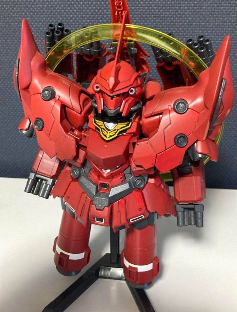 BB戦士392 ネオ・ジオング　塗装品 ガンダムヘッドコレクション　ユニコーン