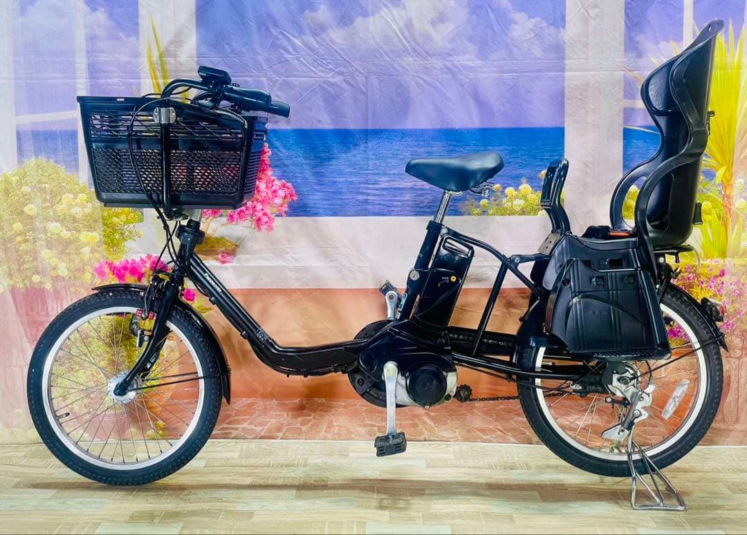 パナソニックギュット⭐️13AH！子供乗せ電動アシスト自転車Y3254