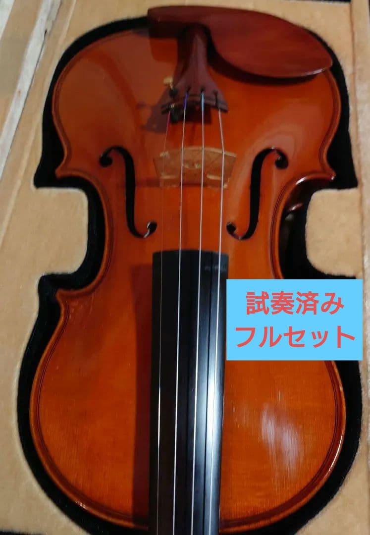 カルロジョルダーノ ヴァイオリン VS-1200 4/4 ケース、弓、松脂付き