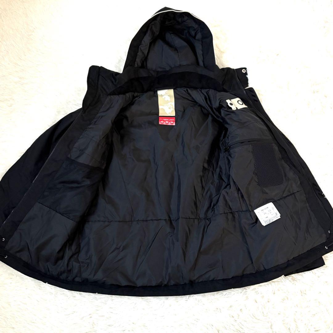 美品☆DESCENTE デサント スキーウェア　上下セット　11号　ブラック　黒