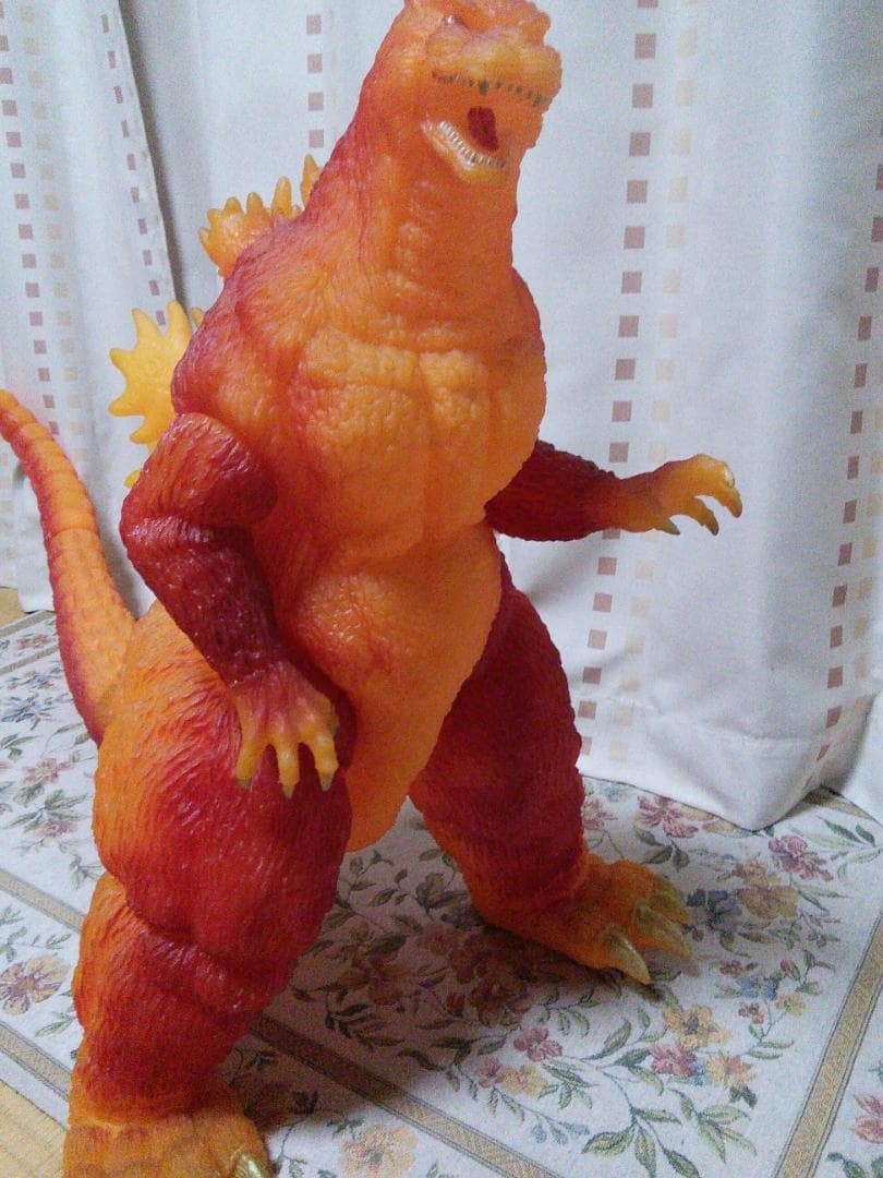 超特大 愛蔵版 バーニングゴジラ 1994年 ソフビ BANDAI