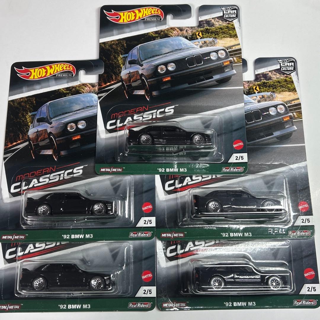 ホットウィール モダンクラシックス 92  M3 E30 5台セット