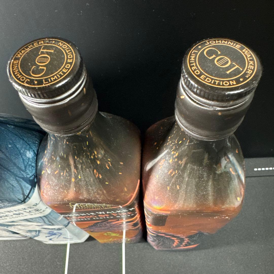 【限定版】【新品】ジョニーウォーカー×ゲーム・オブ・スローンズ 4本セット