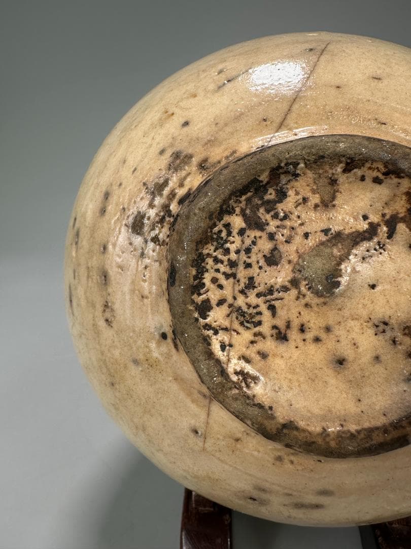 朝鮮古美術　18世紀頃　李朝時代　李朝　白磁　徳利　白磁壺　酒壺　韓国美術古陶磁