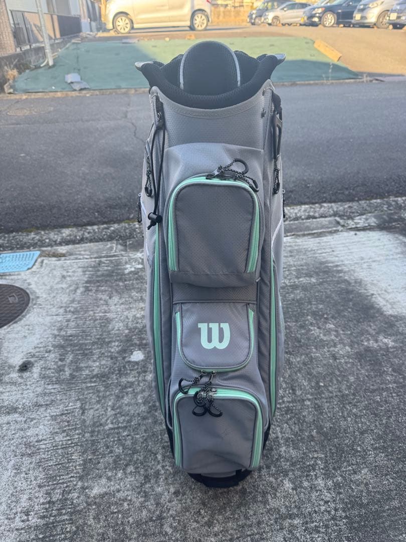 中古 Wilson ウィルソン キャディバッグ 9.5型 14分割 1.6kg