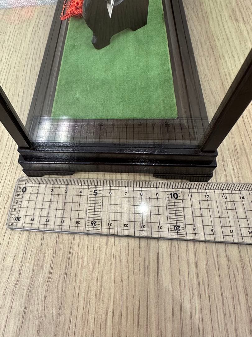 純銀製飾り扇　武峰作　純銀細工