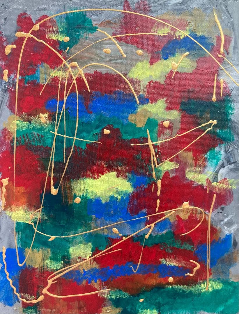 RENA F3サイズ 原画 絵 アート 抽象画 アートボード キャンバス