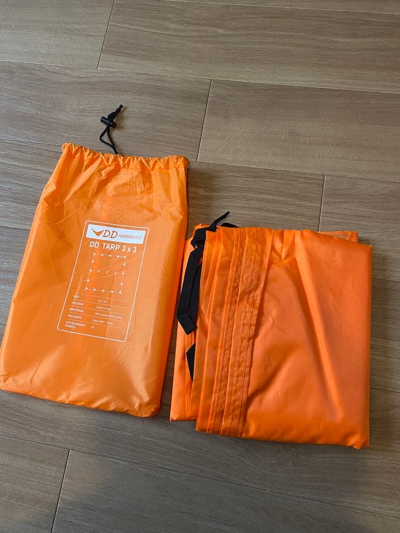 DD TARP 3x3 オレンジ　最終値下げ