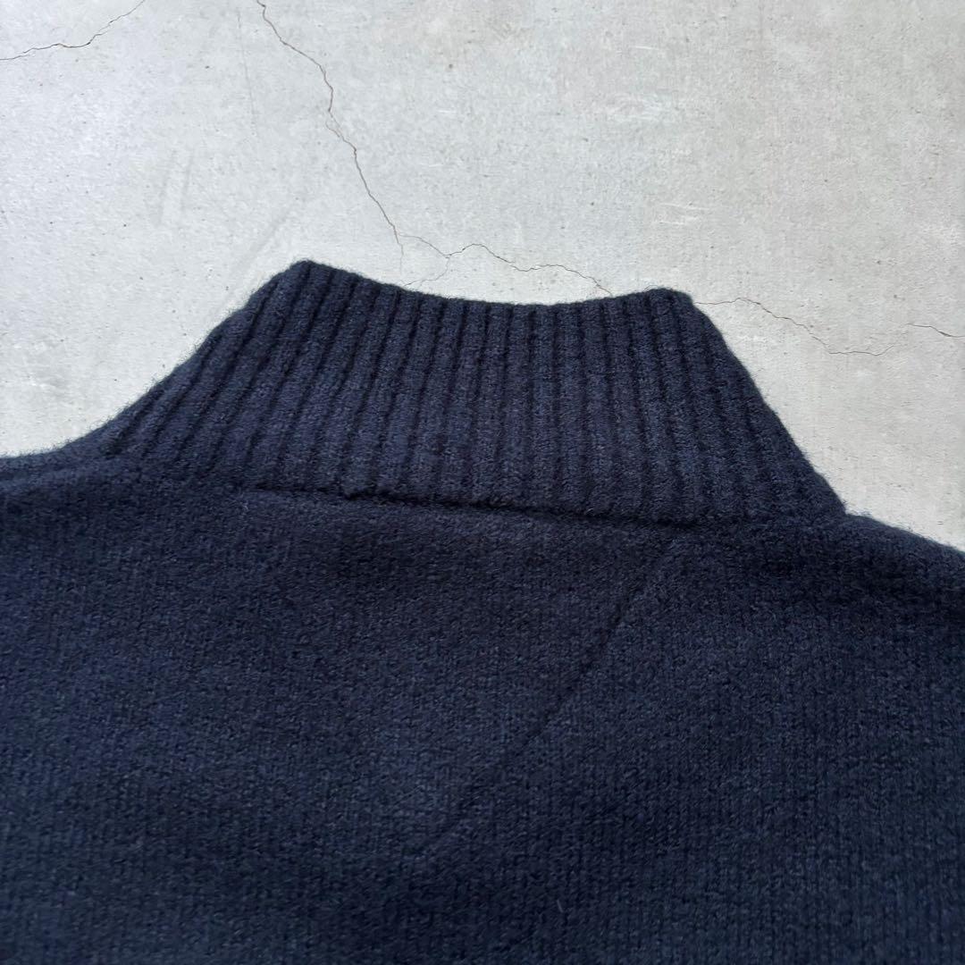   GOLF ハイネックニットセーター ロゴワッペン