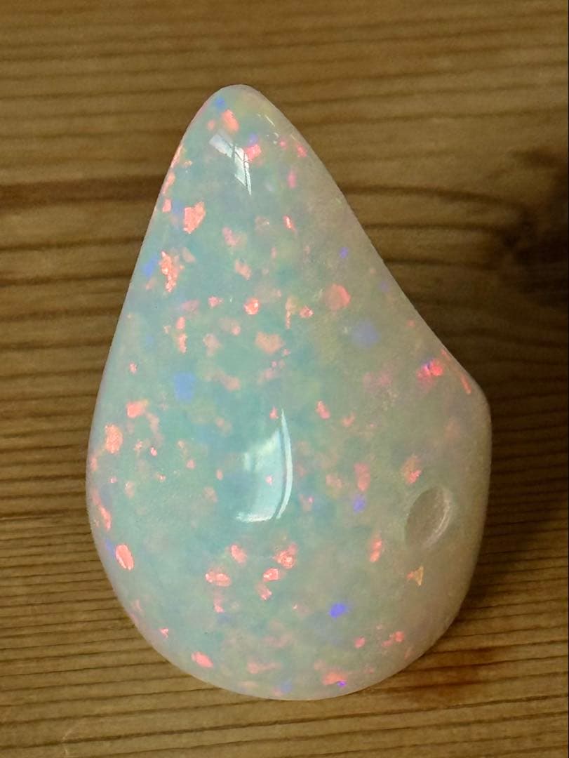 沖縄三線　ド派手な人工オパールバチ