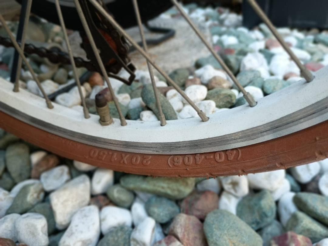 FIAT　折り畳み自転車　7段変速機　白色