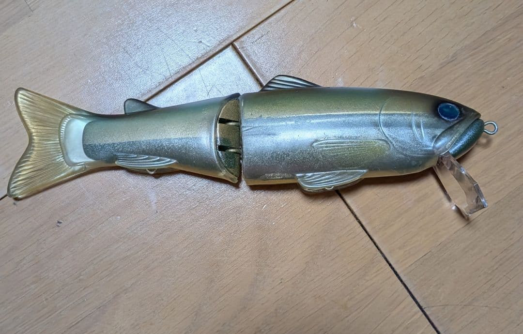 newスライドスイマー　サイレントキラー250改　グリーンシルバーゴールド