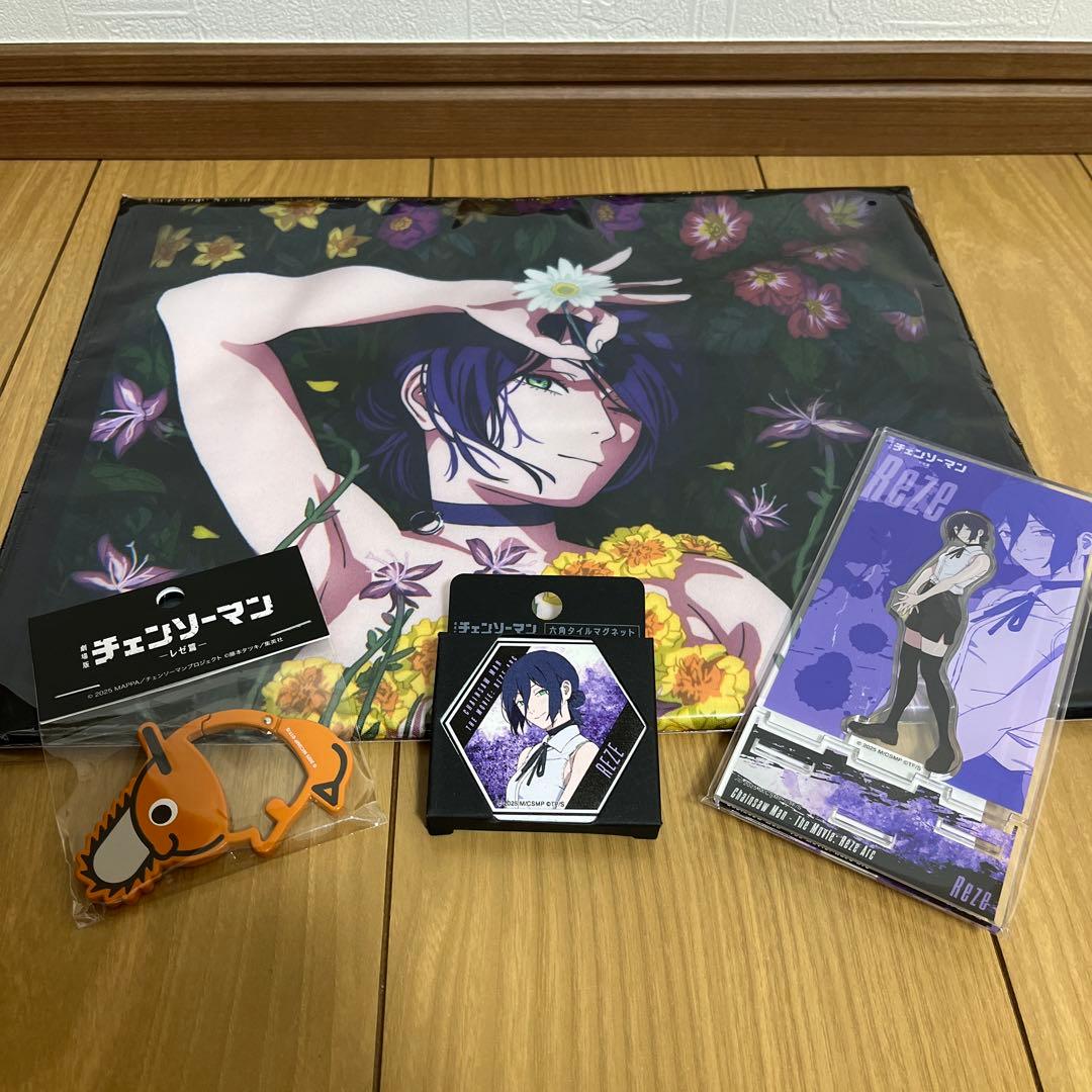 チェンソーマン レゼ篇 フェイスタオル タイルマグネット　アクスタ　カラビナ
