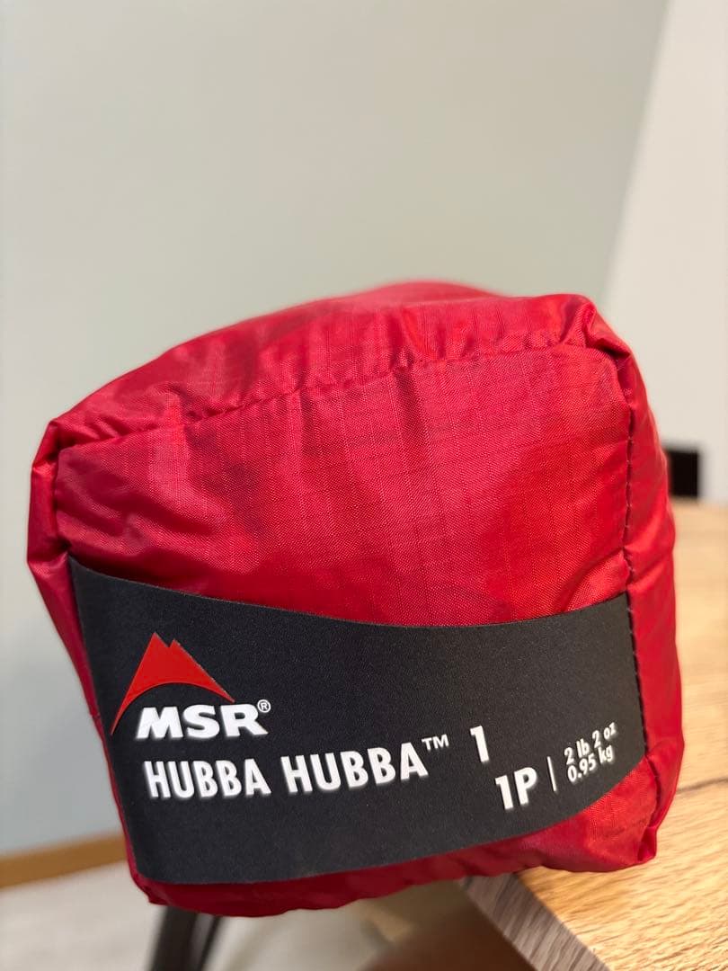 【美品】MSR Hubba Hubba 1専用フットプリント付き 1人用