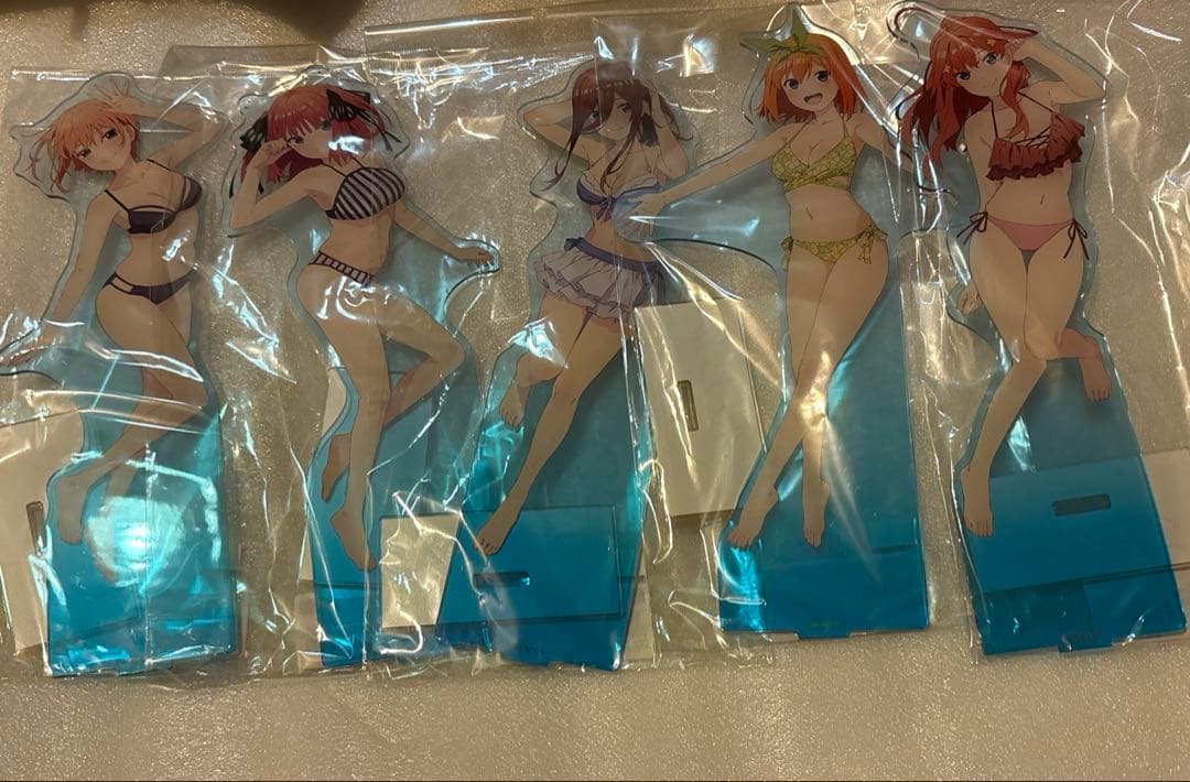 五等分の花嫁 描き下ろしアクリルフィギュアL 水着 アクリルスタンド