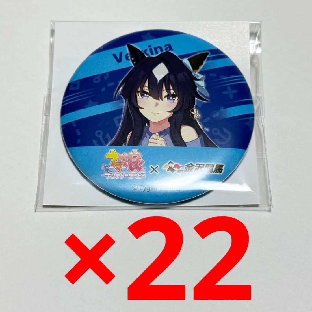 ウマ娘　ヴィルシーナ　金沢競馬　缶バッジ