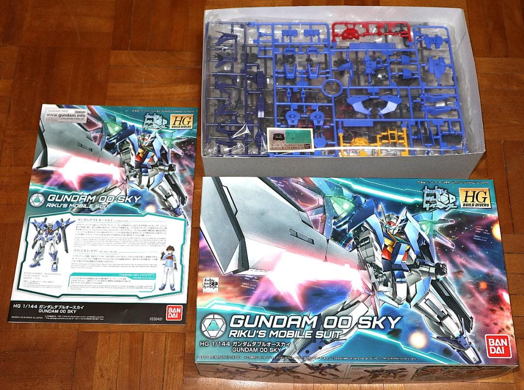 ガンプラHG GUNDAMOO SKY ガンダムダブルオースカイ（新品・未組立）