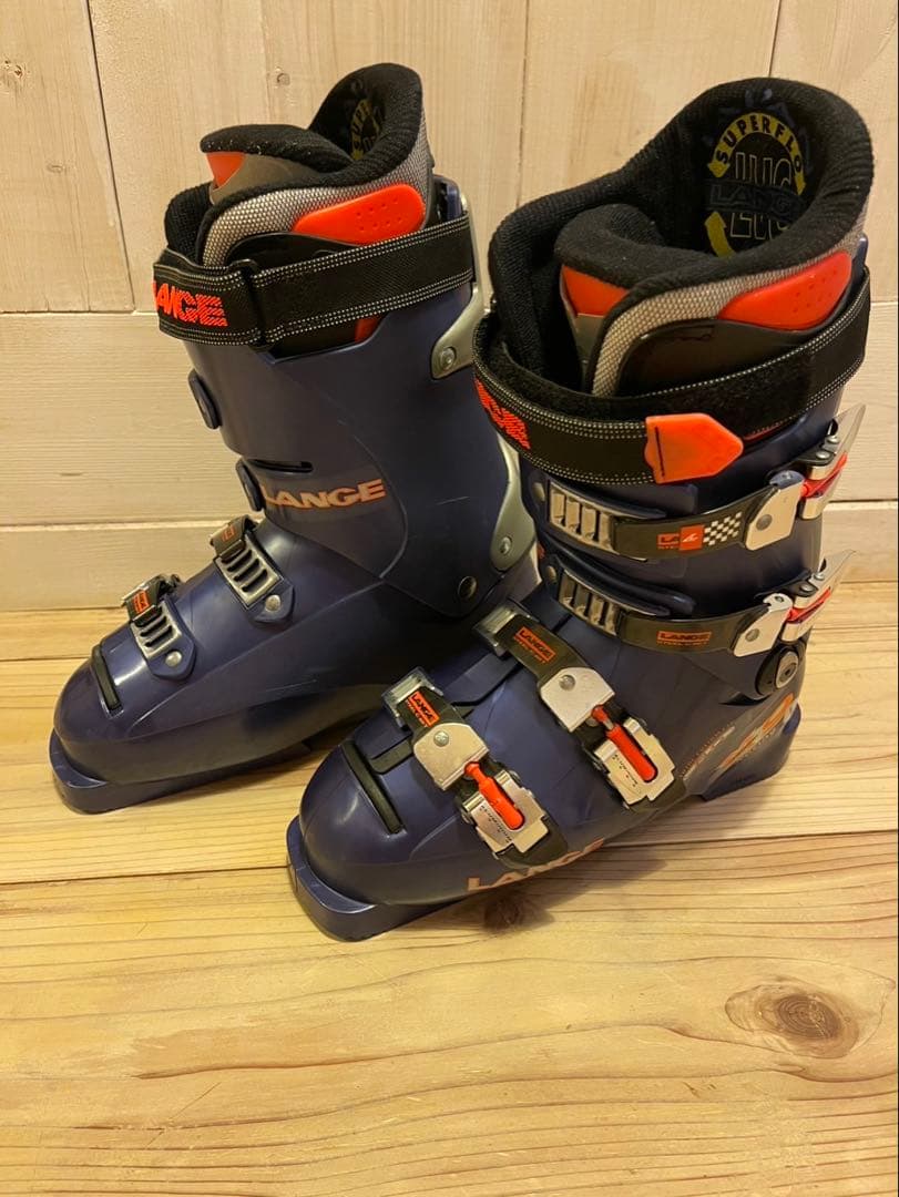 LANGE スキー用ブーツ ネイビー/オレンジ