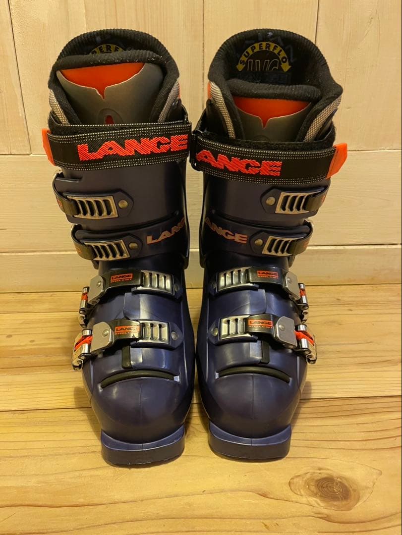 LANGE スキー用ブーツ ネイビー/オレンジ