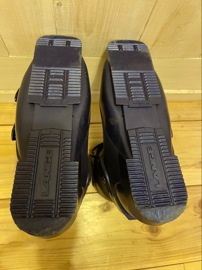 LANGE スキー用ブーツ ネイビー/オレンジ