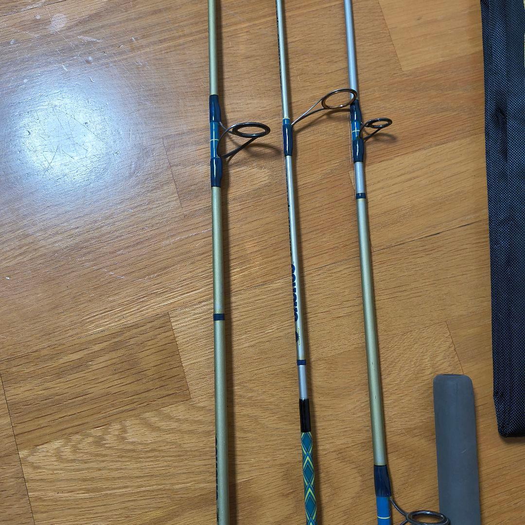 中古　ザウルス　ソルトウオータースポーツマンデッキスティック3本まとめ　シイラ