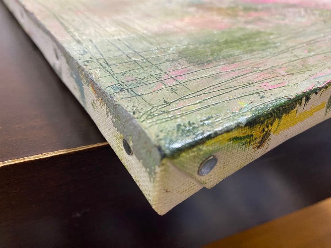 抽象画、油絵、原画、ART、《明日の晴れを予感する雲》、現代アート、インテリア