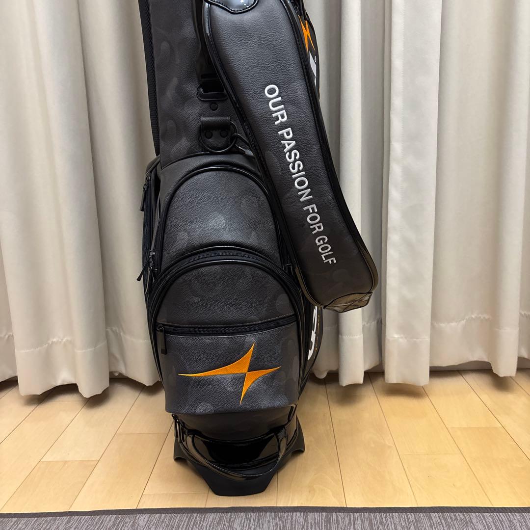 UST mamiya カモフラキャディバッグ スタンド付き