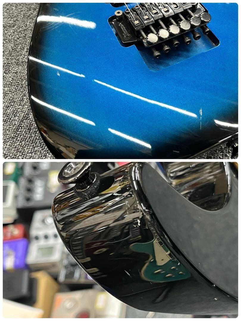 【11198】Charvel by Jackson エレキギター ロック式 青