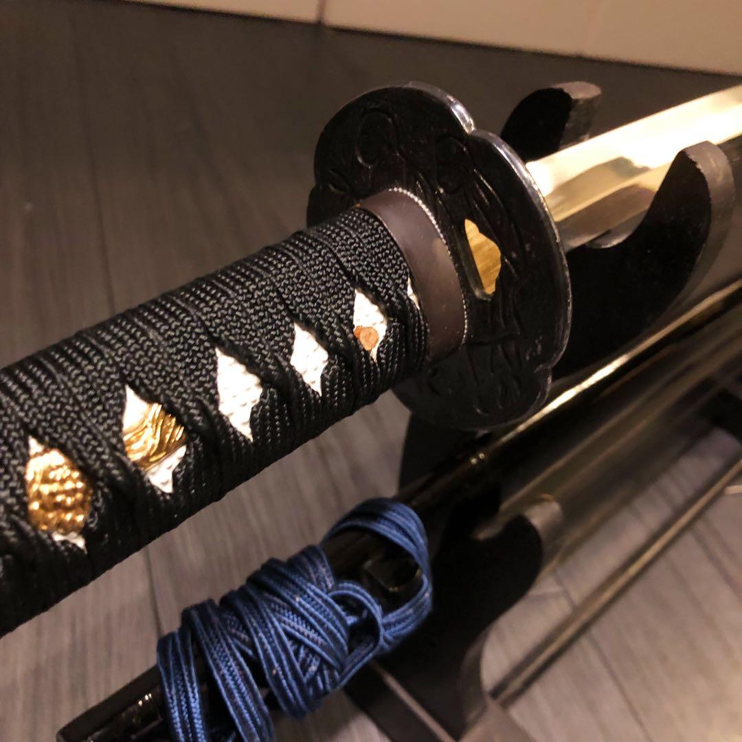 高級模造刀　青紺拵え　居合刀