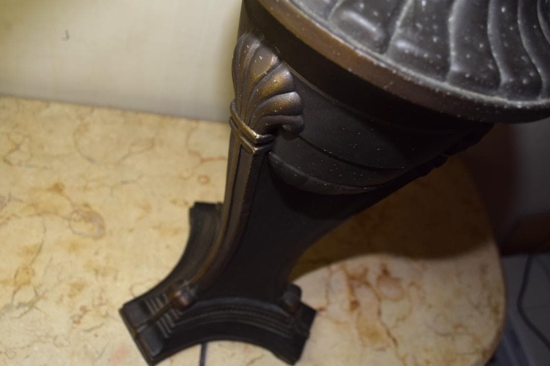 ヴィンテージ　ドイツ製　ステンドグラス・ランプ