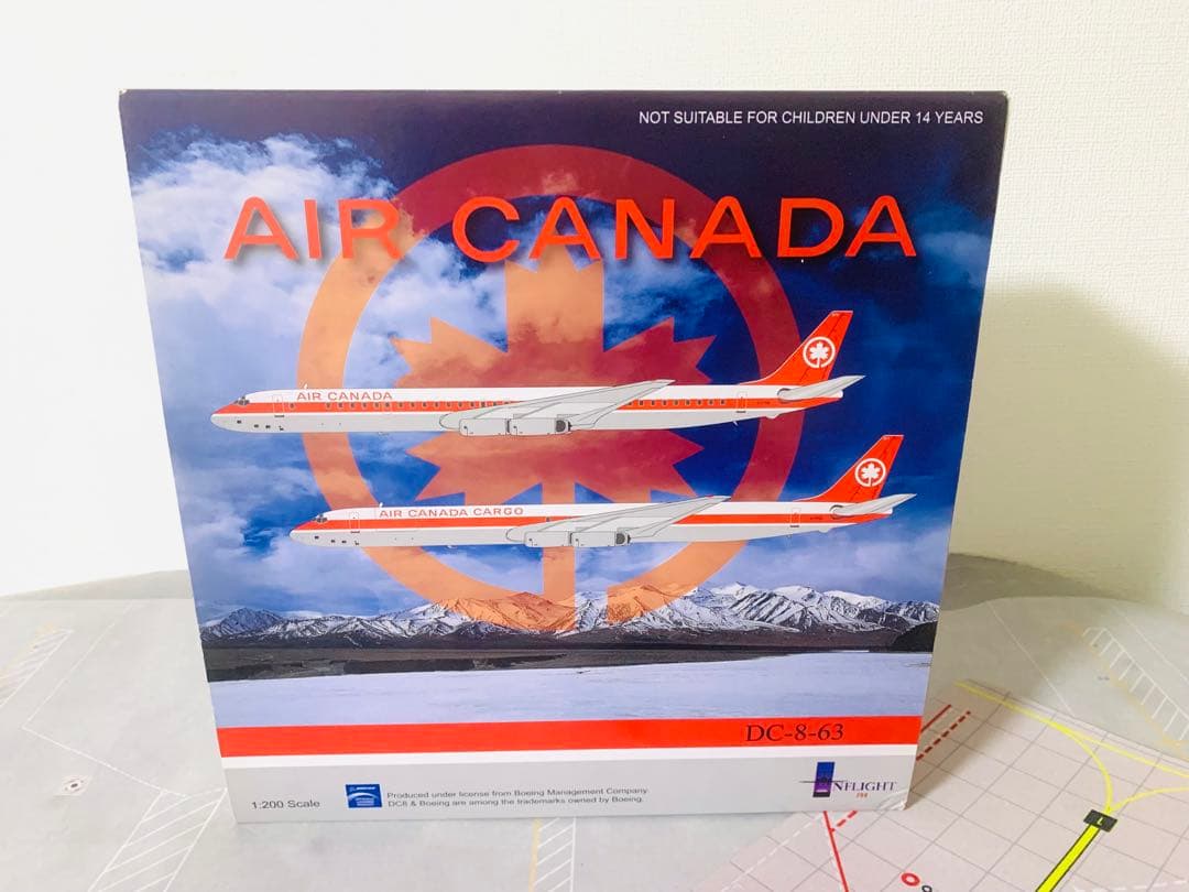インフライト１／２００エアカナダＤＣ－８－６３金属製ダイキャストモデル完成品