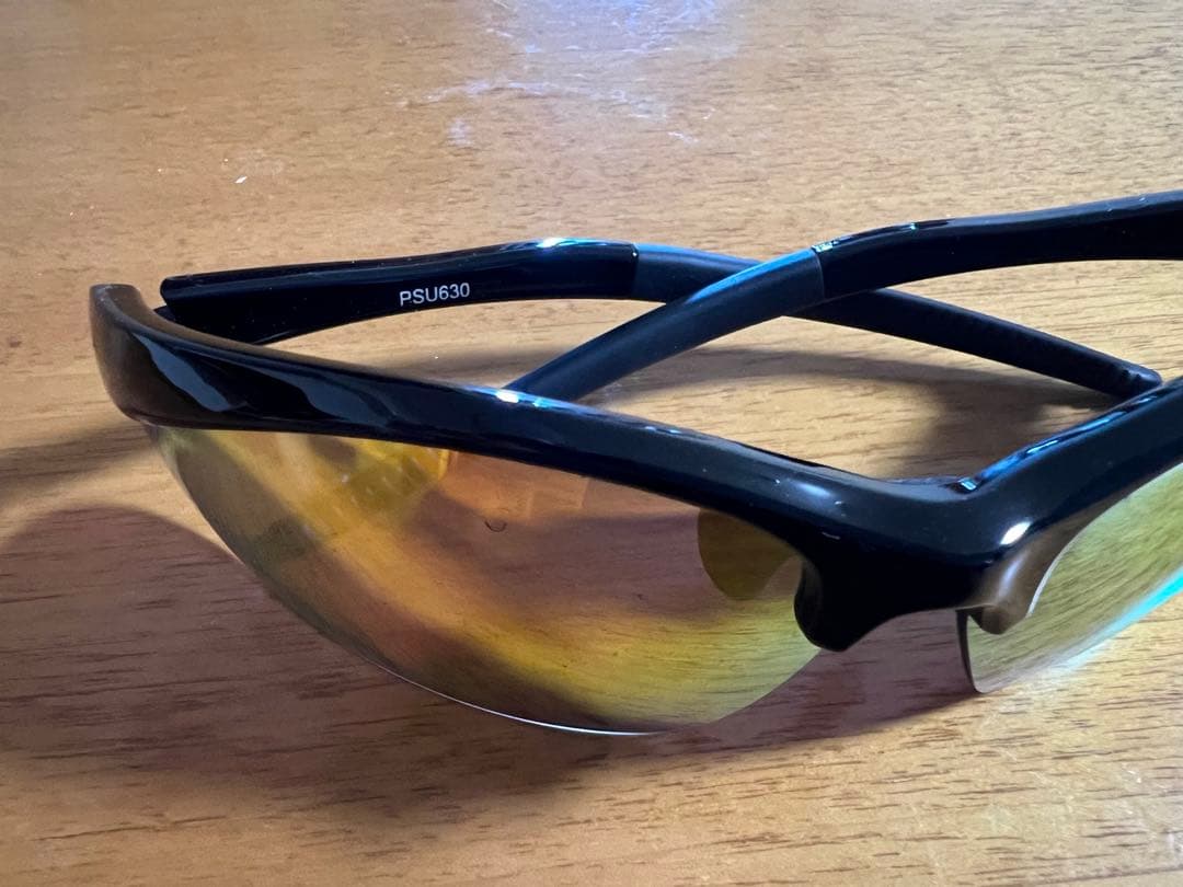 Tax　プリンステニスミラー偏光サングラス PSU630セミハードケース付