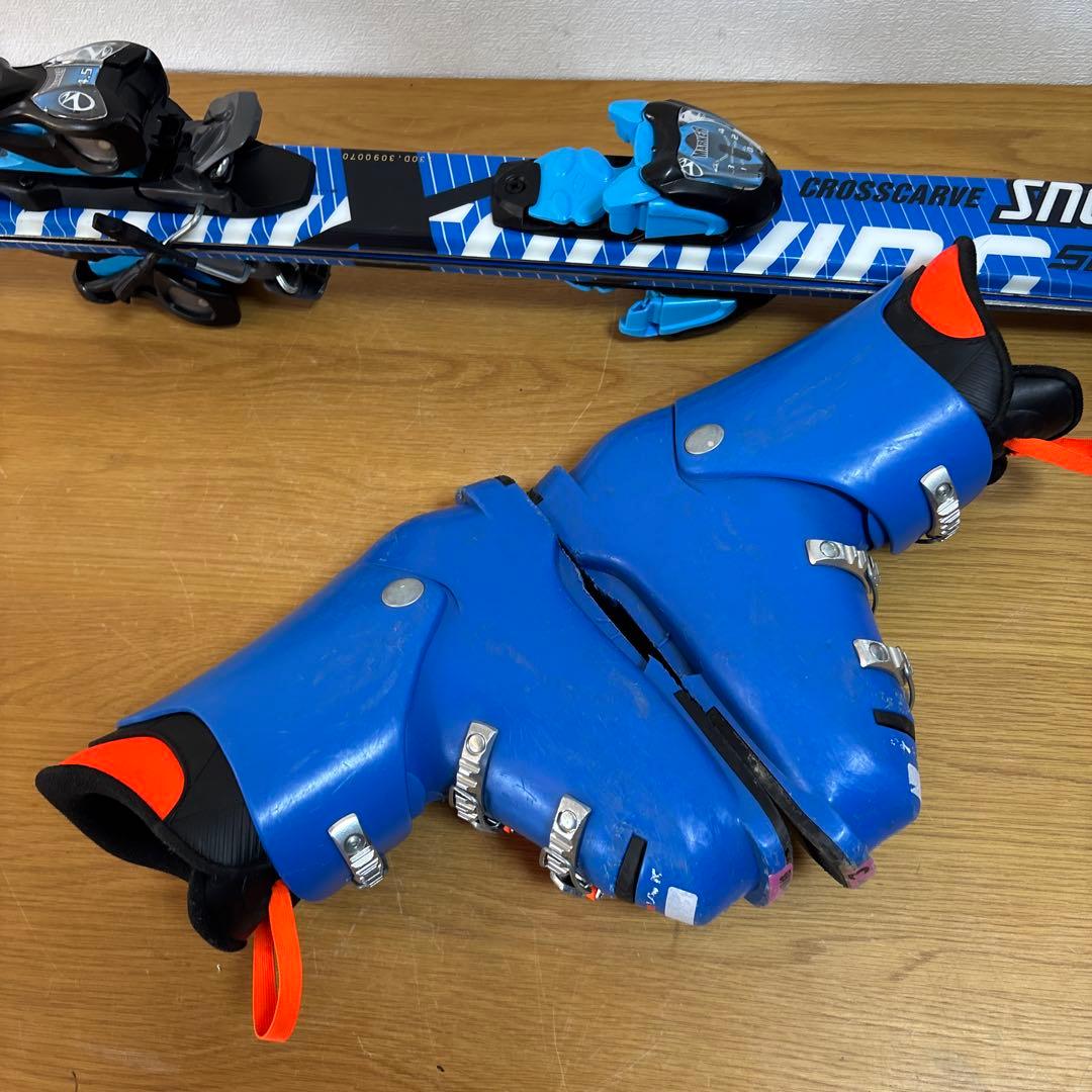 ジュニアスキーセット　130cm LANGE 21-21.5cm